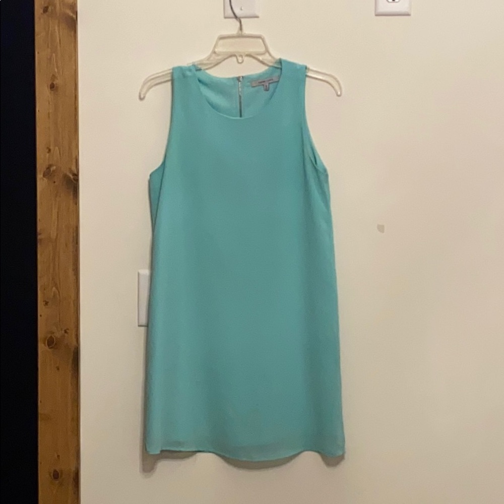 blue dress worn